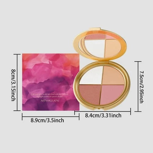 La Palette Tout-en-Un : Éclat, Fards & Blush
